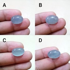 100% Natural Milky Blue Aquamarine Cabochon Loose Gemstone For Making Jewelry picture