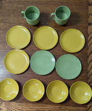 Set Vintage 12 GENUINE MELAMINE Made USA 4 Bowls 5