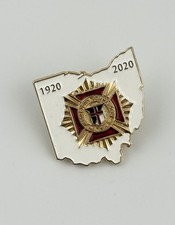 Middletown Ohio Commandery Masonic Vtg Pin Knights Templar Lodge 71 picture