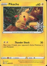 Pokemon Pikachu (Holiday Calendar) SWSH153 Holo Promo Sword & Shield Promo NM picture