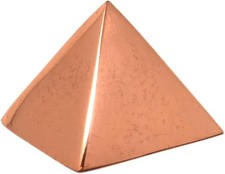 Copper Pyramid 2x2 in Giza Shaped for Meditation, Body Healing, Reiki Balancing picture