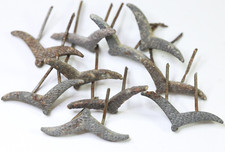 ORIGINAL WWII German Luftwaffe COLLAR TABS Rank Pips Gulls SET of 10pcs picture