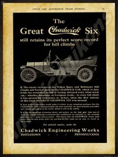 1911 Chadwick Six Motor Cars NEW Metal Sign 24