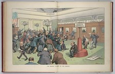 US Senate Washington DC Joseph R Burton 1906 Rail Road Interests Cartoon picture