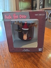 Gemmy 2015 Singing Buck the Deer Christmas Ornament works Plays  2 Songs picture