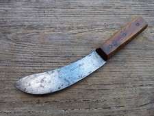 Vintage Foster Bros Carbon Steel Skinning Knife 3 Pin picture
