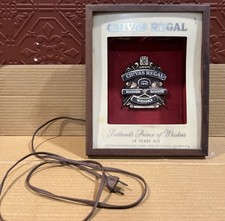 Vtg Chivas Regal Bar Sign Lights Up Pub Display Man Cave Decor Scotland Whiskies picture