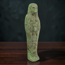 Rare Antique Pharaonic Ushabti Statue Unique Mythology King Servant Antiques BC picture