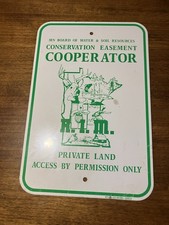 Vintage REINVEST IN MINNESOTA RESERVE COOPERATOR DEER FISH Advertising SIGN 12” picture