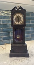 Miniature Electric Tabletop Grandfather Clock,Hamilton Ross Industries USA Made picture