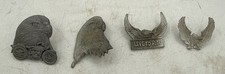 Lot Of 4 Vtg pewter Hat Pins Assorted Biker Motorcycles Eagle’s picture