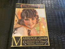Vintage original Pin-Up Pinup JUNE 1928 SHRINE magazine cover ARMSTRONG misc1817 picture