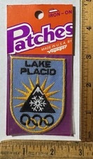 Vintage Lake Placid New York 1980 Winter Olympics Patch Voyager Souvenir Travel picture