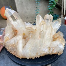 28.5lb Natural Clear White Quartz Crystal Cluster Rough Healing Specimen picture