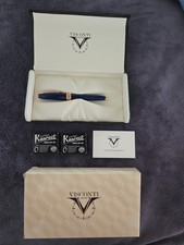 Visconti Brand New Blue Rollerball Pen with extra cartridges with original box picture