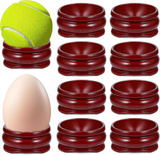 8 Pcs Sphere Holder, Crystal Ball Stand, Egg Stands for Display red picture