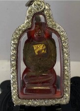 Phra Sungkajai Hin kae,Buddha Statue Kru Hot beautiful  handmade from Red stone picture