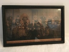 1873 FRAMED NEWSPAPER PHOTO Old Settlers Festival Committee Buffalo Histor Soc picture