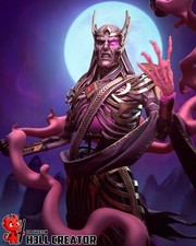 Vecna Figurine Dungeons & Dragons Hand Painted Model / DIY Kit 20pcs picture