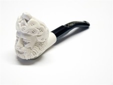 Imported Miniature Meerschaum Pipe -  BACCHUS picture