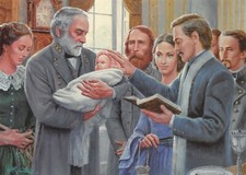 5X7 MORT KUNSTLER~TENDER IS THE HEART~GENERALS LEE AND HILL~CIVIL WAR picture