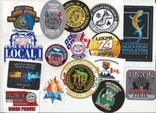 International Association of Heat and Frost Insulators union Sticker lot RARE picture