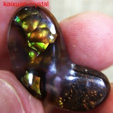 13Ct TOP GRADE Quality Genuine Natural Mexico Fire Agate Cabochon --35 picture