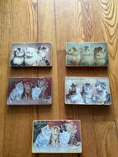 Vintage Candy Tins (5) Different Cat Cats C Reichert Droste Haarlem Holland picture