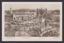 SPAIN, Vintge postcard, Barcelona, Spain Square picture