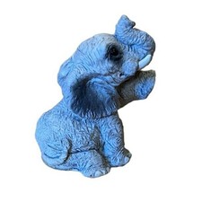 Stone Critters Littles Elephant Sitting Figurine USA United Design Corp SCL-008 picture