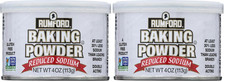 Rumford Reduced Sodium Baking Powder, 4 Ounce Non GMO Baking Powder (Pack of 2) picture
