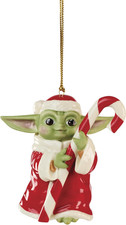 Grogu with Candy Cane Ornament picture