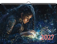 2027 Wall Calendar ~ Celestial Witches: Mystical Women Weaving Magic Under picture