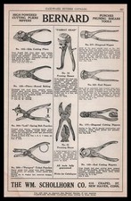 1928 William Schollhorn Co New Haven Connecticut Bernard Pruning Shears Print Ad picture