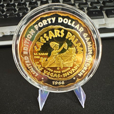 Caesars Palace LTD  $40 Gaming Token 1966 Las Vegas NV .999 Fine Silver picture