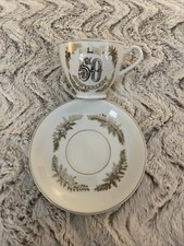 Golden Anniversary 50th Teacup and Saucer Gilded 5.5” Saucer picture