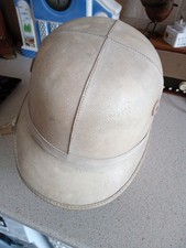 Corker white vintage motorcycle helmet  picture