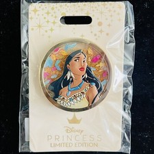 LE 400 WDI Princess Pocahontas Glitter Circle MOG D23 Expo Disney Pin 2024 picture