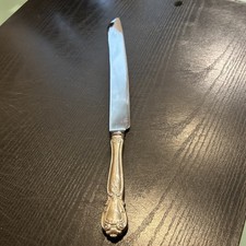 Vintage Sheffield Web Sterling Silver Handle  Bread Knife England picture
