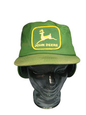 Vintage John Deere Hat with Ear Flaps picture