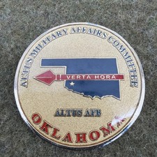 USAF Altus, Oklahoma Air Force Base Military Affairs Challenge Coin picture