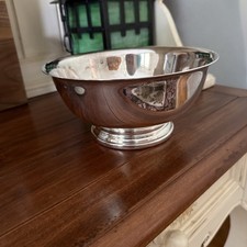 GORHAM EP YC780 Silver Electroplate 8” FOOTED BOWL vintage late 70’s picture