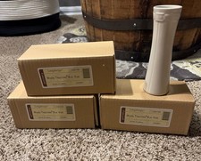 Longaberger Woven Traditions Ivory Bud Vases - Set Of 4 NIB picture