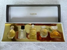 Vintage Caron Paris Mini Collectible Perfume Gift Set in Original Box picture