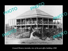 OLD POSTCARD SIZE PHOTO OF COSSACK WESTERN AUSTRALIA THE POST OFFICE c1900 picture