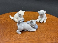 Vintage Miniature Lot Of 3 Cats/Kittens Germany  picture