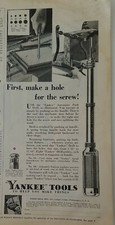 1931 Yankee Tools No. 41 automatic push drill vintage tool ad picture