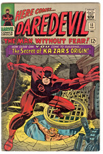 Daredevil #13  1966  The Origina of Ka-zar  VG 4.0 picture