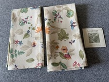 Longaberger Napkins set of 2 BOTANICAL FIELDS pattern 19