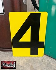 NOS - Vtg. 1970's SHELL GASOLINE Service Station Price Sign Numbers - 4 / 5 picture
